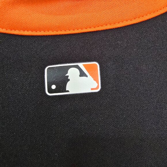 Baltimore Orioles Men's Nike Dri Fit 3 Button SS Polo Shirt Black Orange Size M - Picture 6 of 8